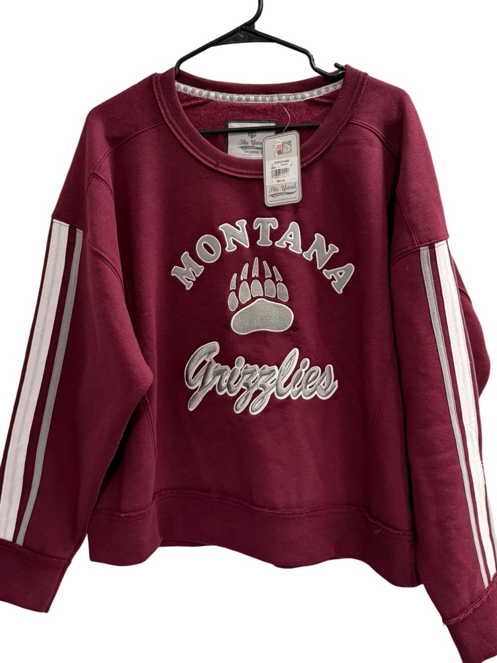 NWT University of Montana Grizzlies Sweatshirt Size XL